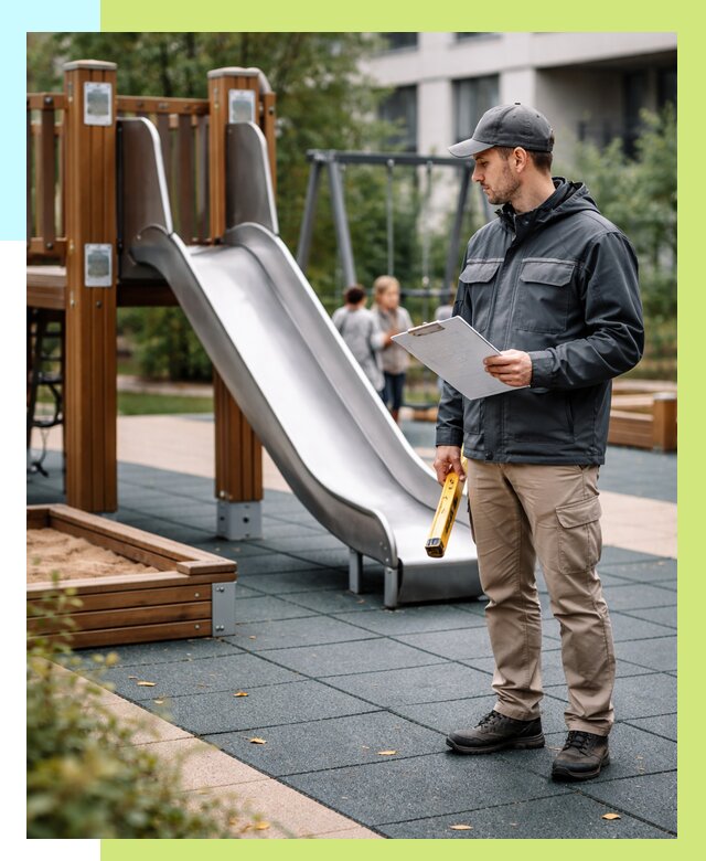 Сертификация детских площадок в Асбесте от 25268 р. | Алешин-Сбс