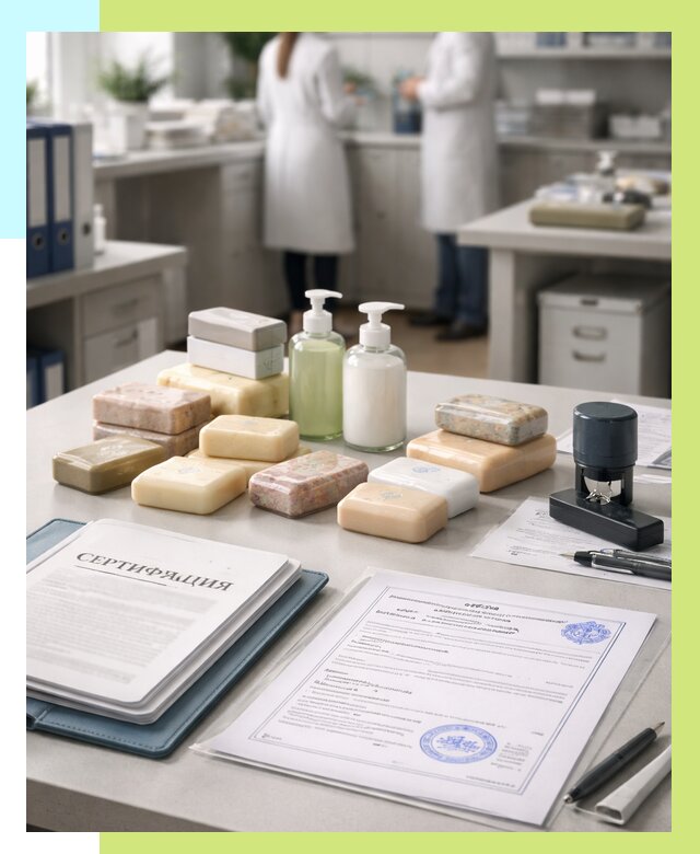 Сертификация мыла и сертификат на мыло в Асбесте от 12128 | Алешин-Сбс