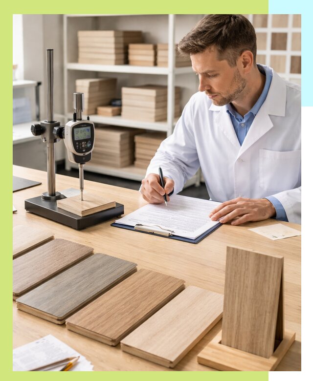 Сертификация ламината с испытаниями и оформлением документов в Асбесте