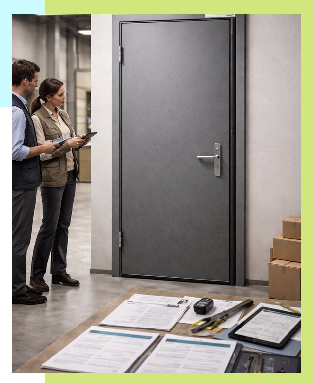 Сертификация противопожарных дверей в Асбесте от 9096 р. | Алешин-Сбс