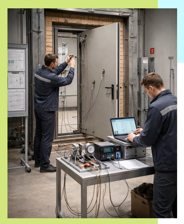 Сертификация противопожарных дверей в Асбесте по ГОСТ и ТР