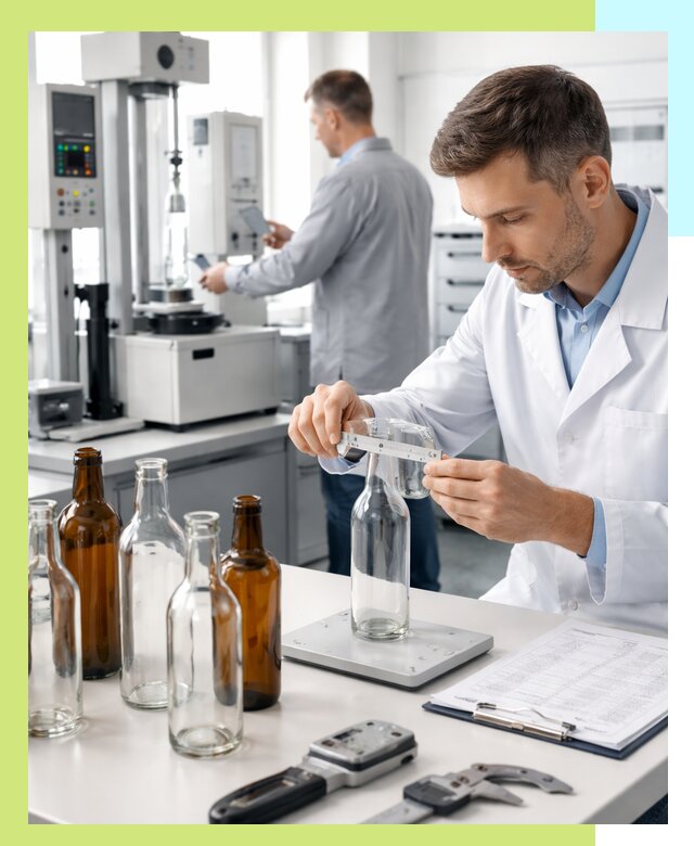 Сертификация стеклянных бутылок и сопутствующей упаковки в Асбесте