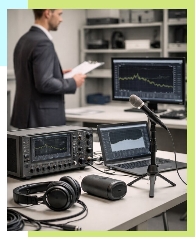 Сертификация аудиотехники в Асбесте от 15161 р., Алешин-Сбс