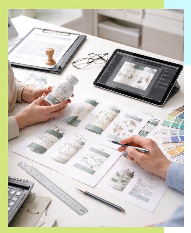 Профессиональная разработка дизайна и текста этикетки продукции в Асбесте