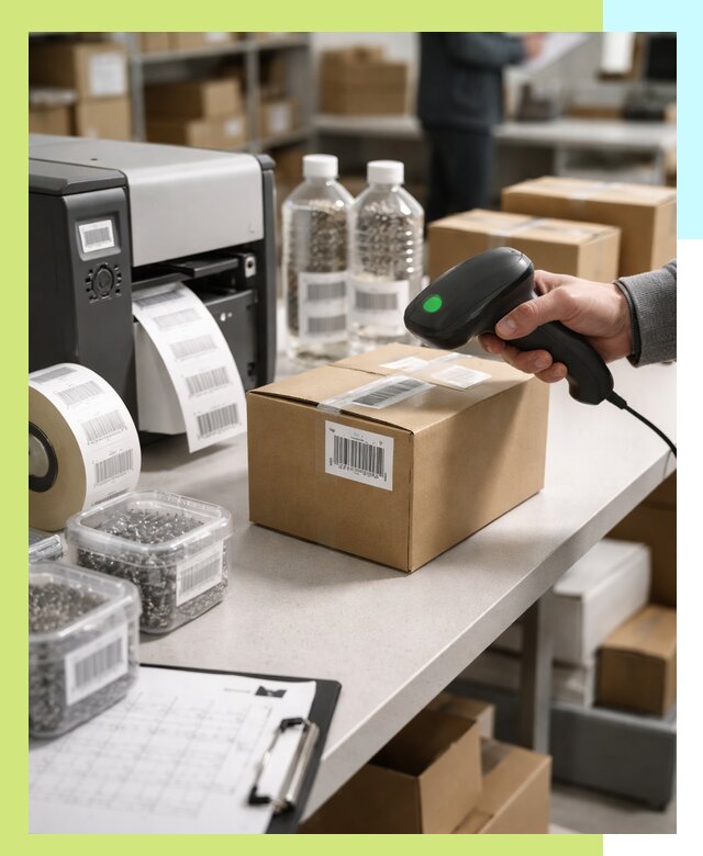 Штрихкодирование продукции и маркировка для продажи в Асбесте