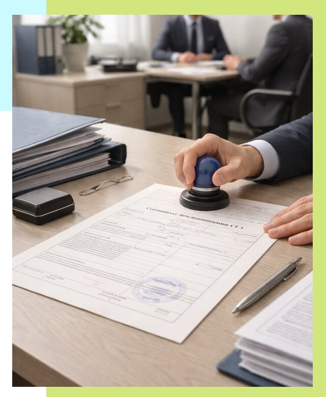 Сертификат происхождения СТ 1 в Асбесте от 4548 р. | Алешин-Сбс