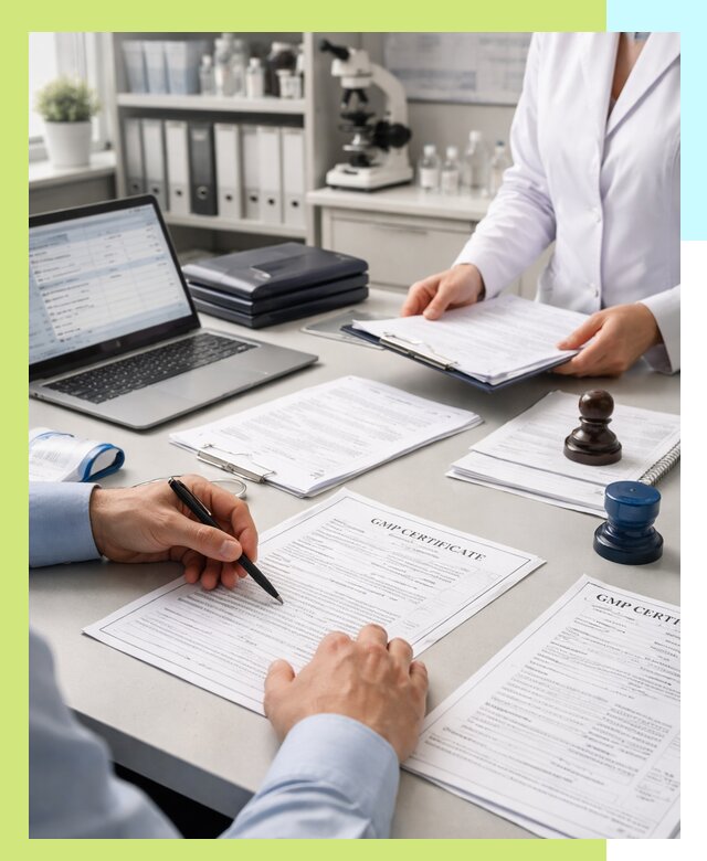 Оформление сертификата GMP в Асбесте для фармпроизводства