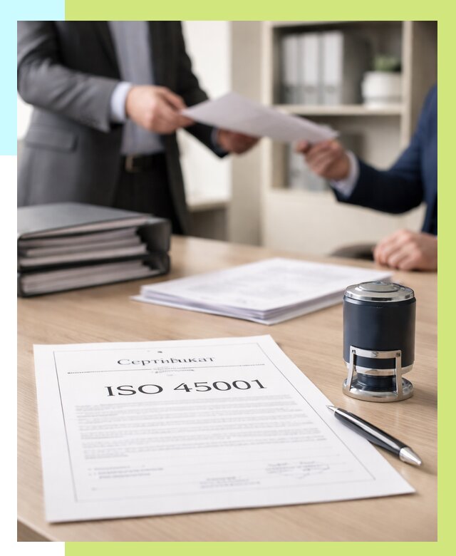 Сертификат ISO 45001 в Асбесте под ключ от 45482 р. | Алешин-Сбс