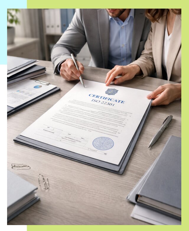Сертификат ISO 22301 в Асбесте от 45482 р. | Алешин-Сбс срочно