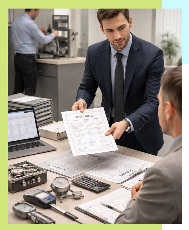Выдача сертификата ISO 10012 по требованиям метрологии в Асбесте