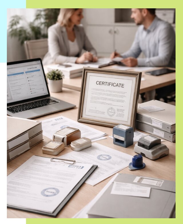 Сертификация компании в Асбесте от 45482 р. | Алешин-Сбс — заказ